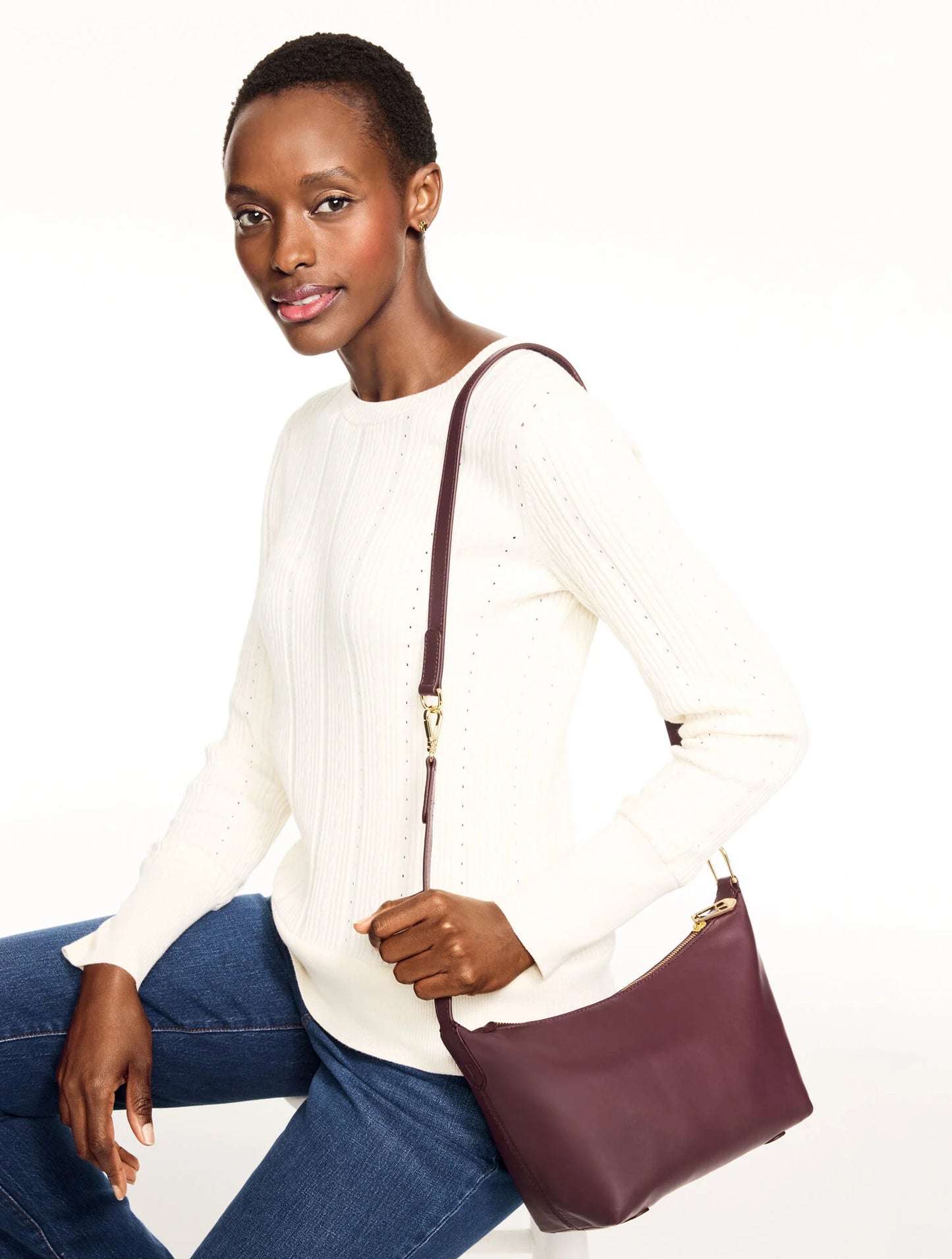 Nappa Convertible Crossbody Bag