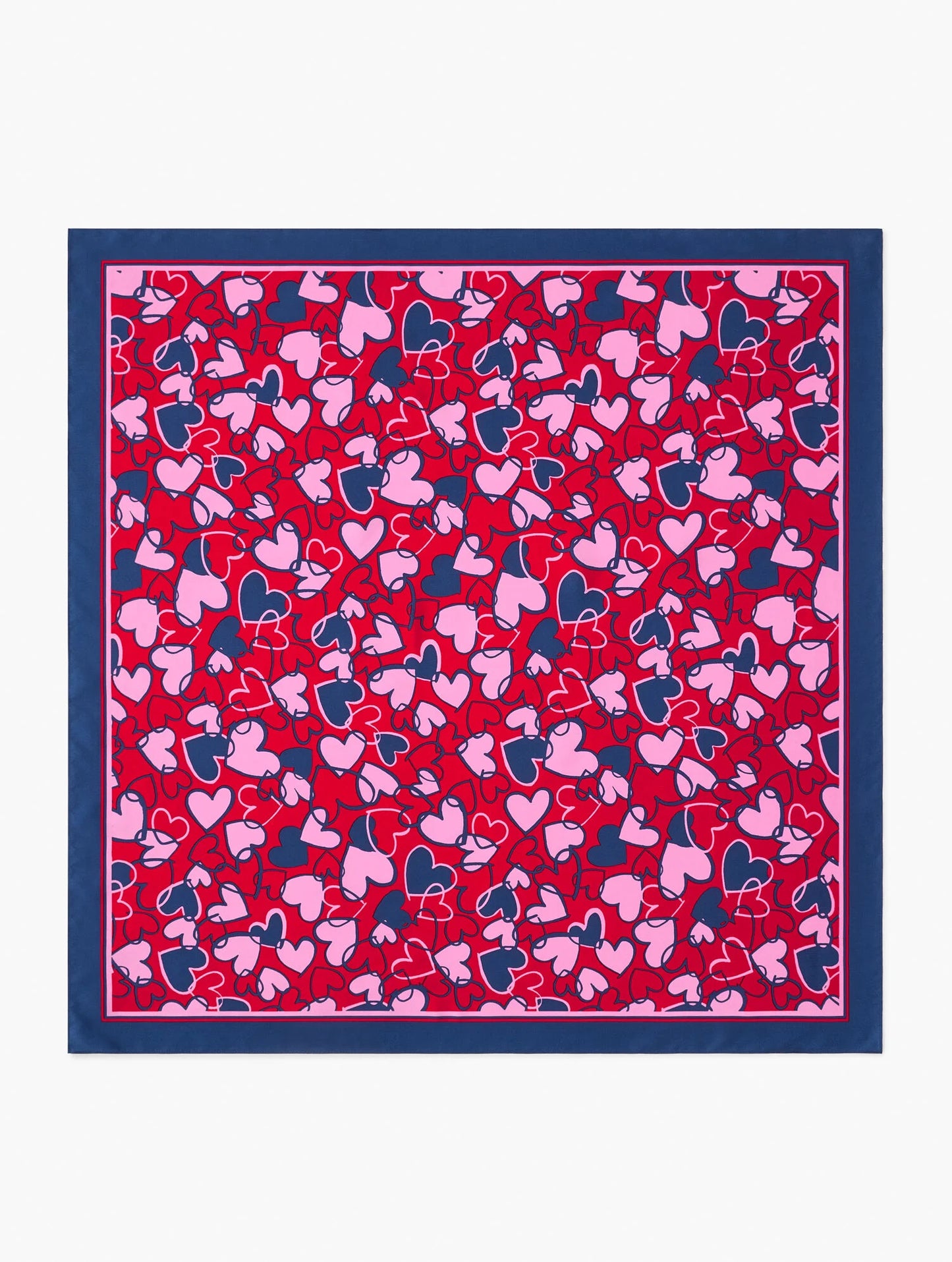 Entwined Heart Square Scarf