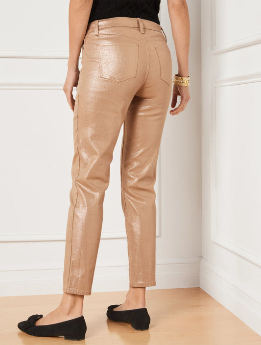 Slim Ankle Jeans - Light Foil