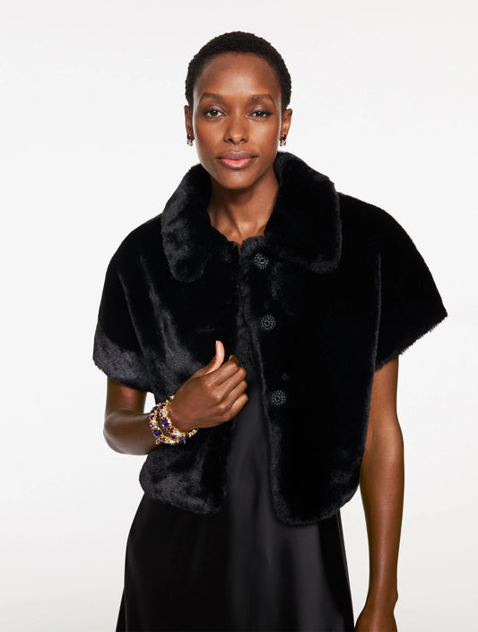 Faux Fur Capelet