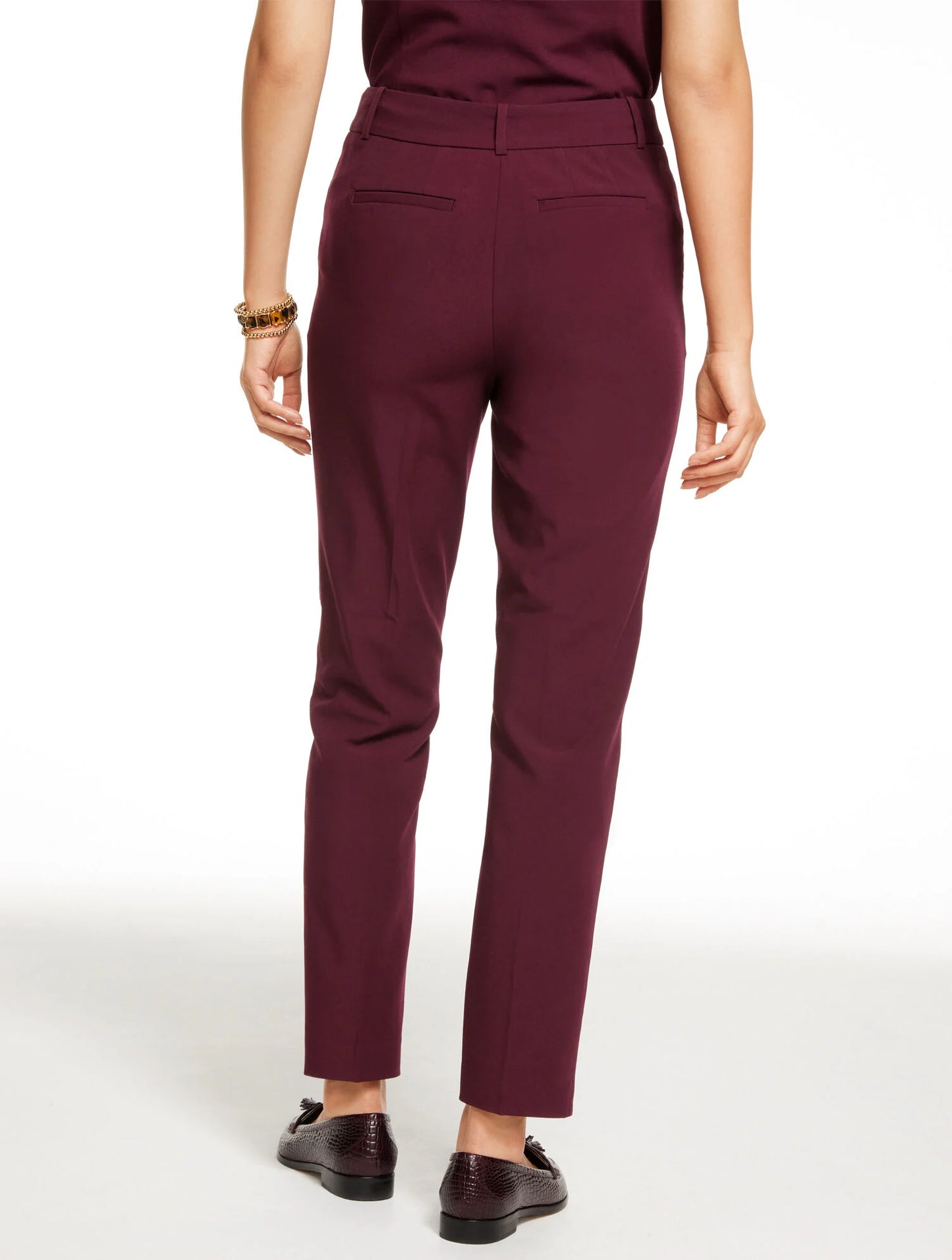 Slim Leg City Twill Pants