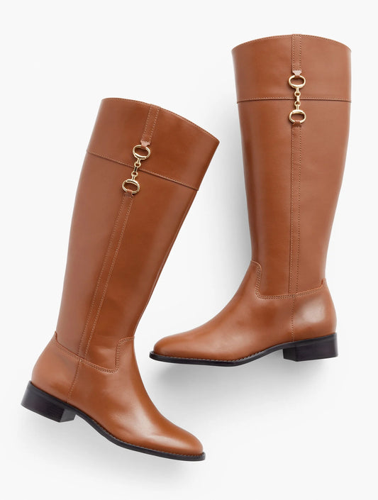 Tish Bit Riding Boots - Extended Calf