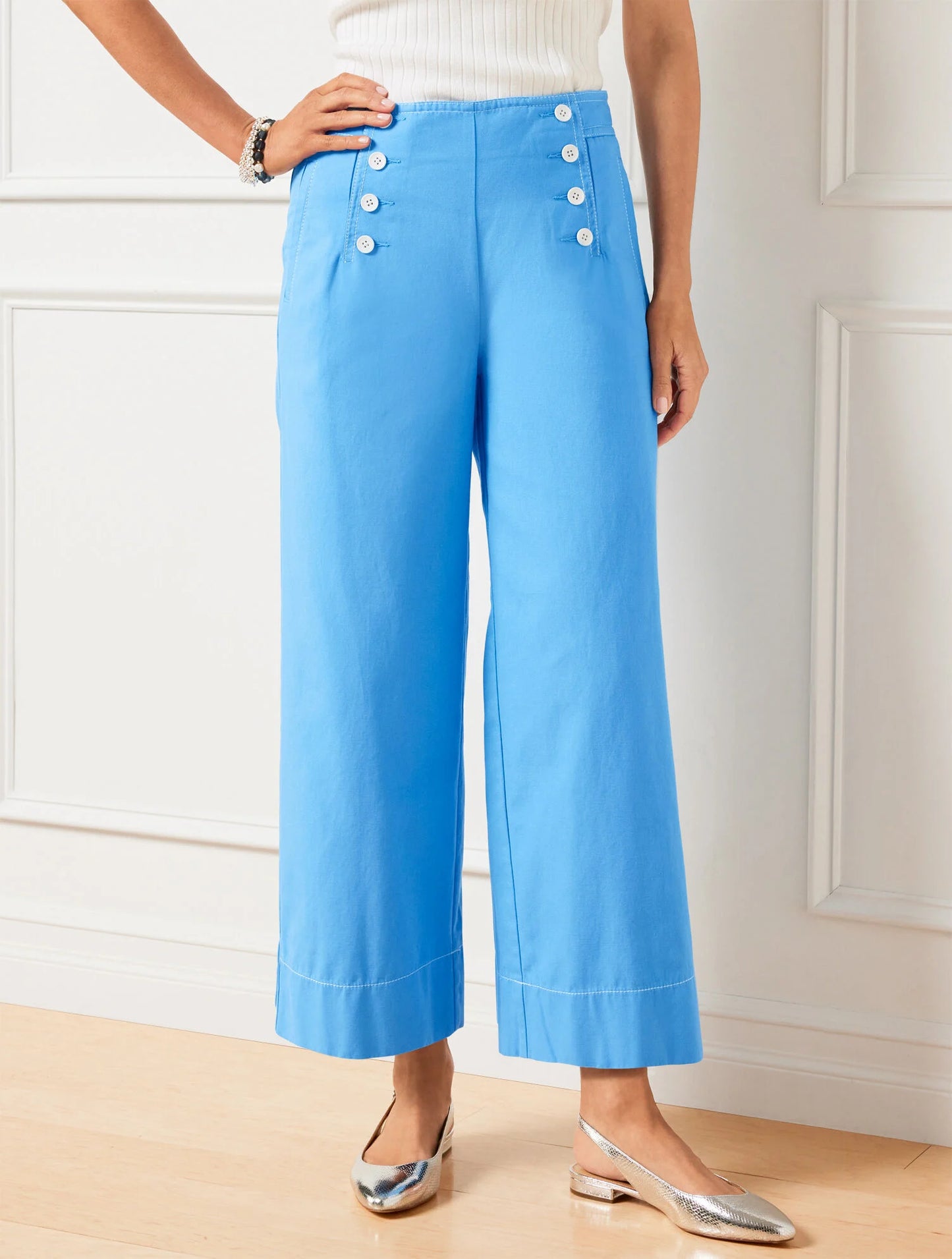 Wide Leg Sailor Pants
