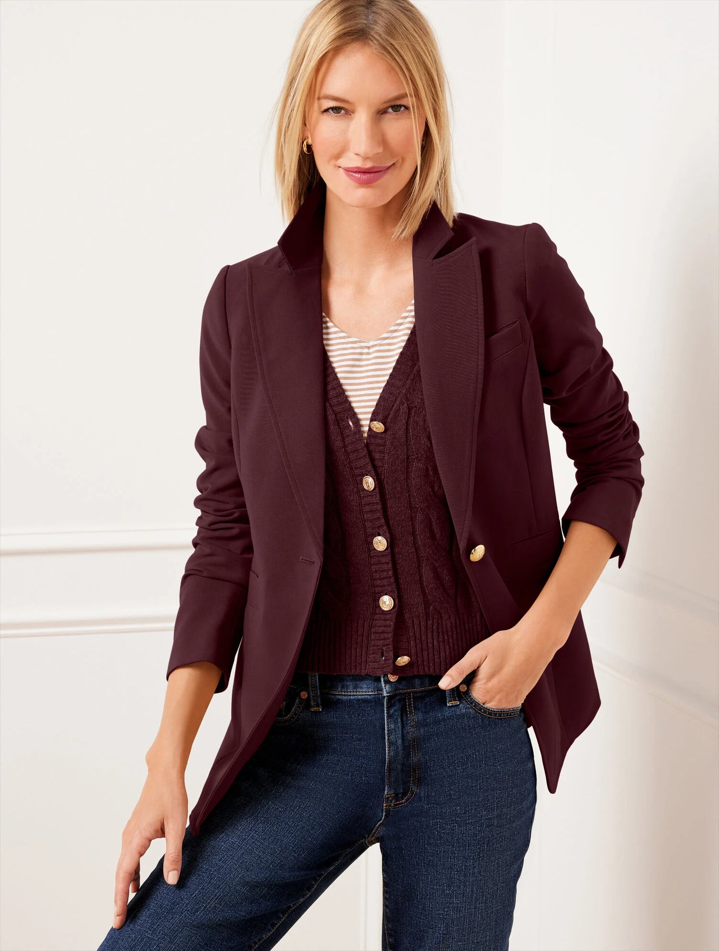 Tailored Stretch Blazer