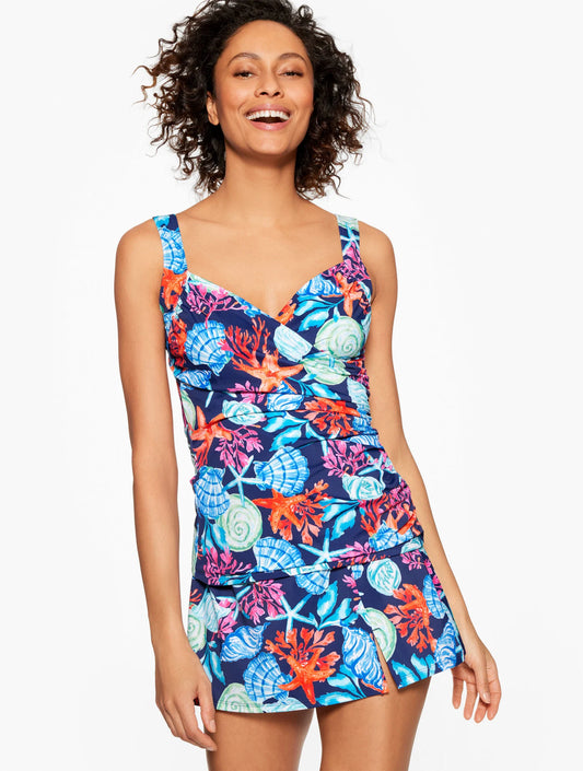 Miraclesuit® Sanibel Tankini - Coral & Shells