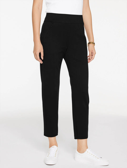 Tapered Leg Passport Ponte Pants