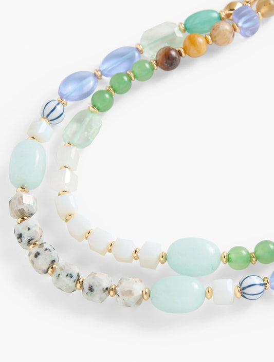 Morning Dew Beaded Necklace