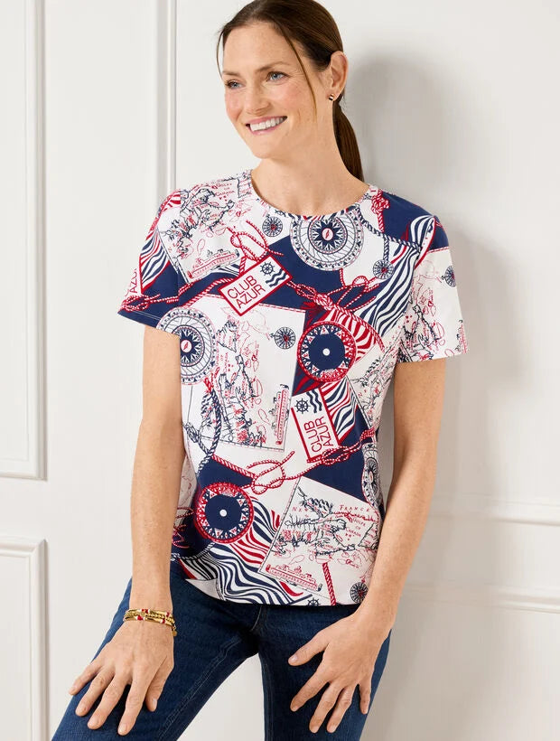 Crewneck Tee - Côte d’Azur