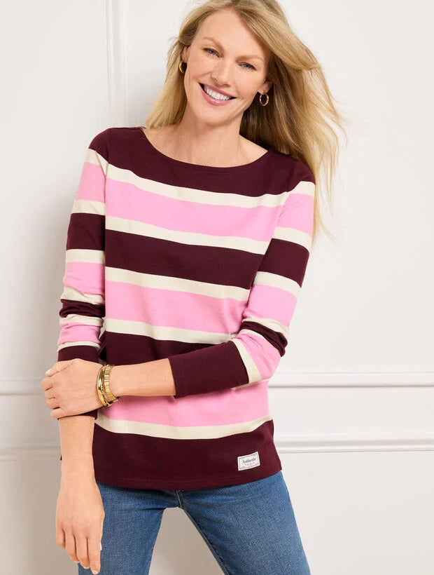 Authentic Talbots Tee - Florence Stripe