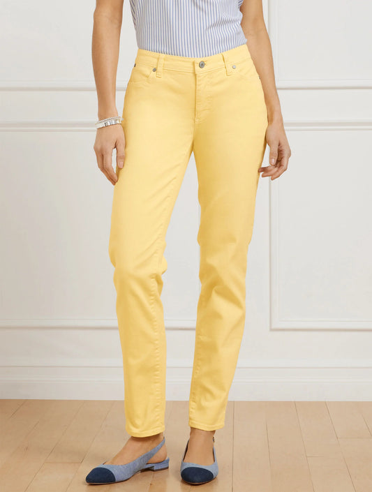 Slim Ankle Jeans - Garment Dye