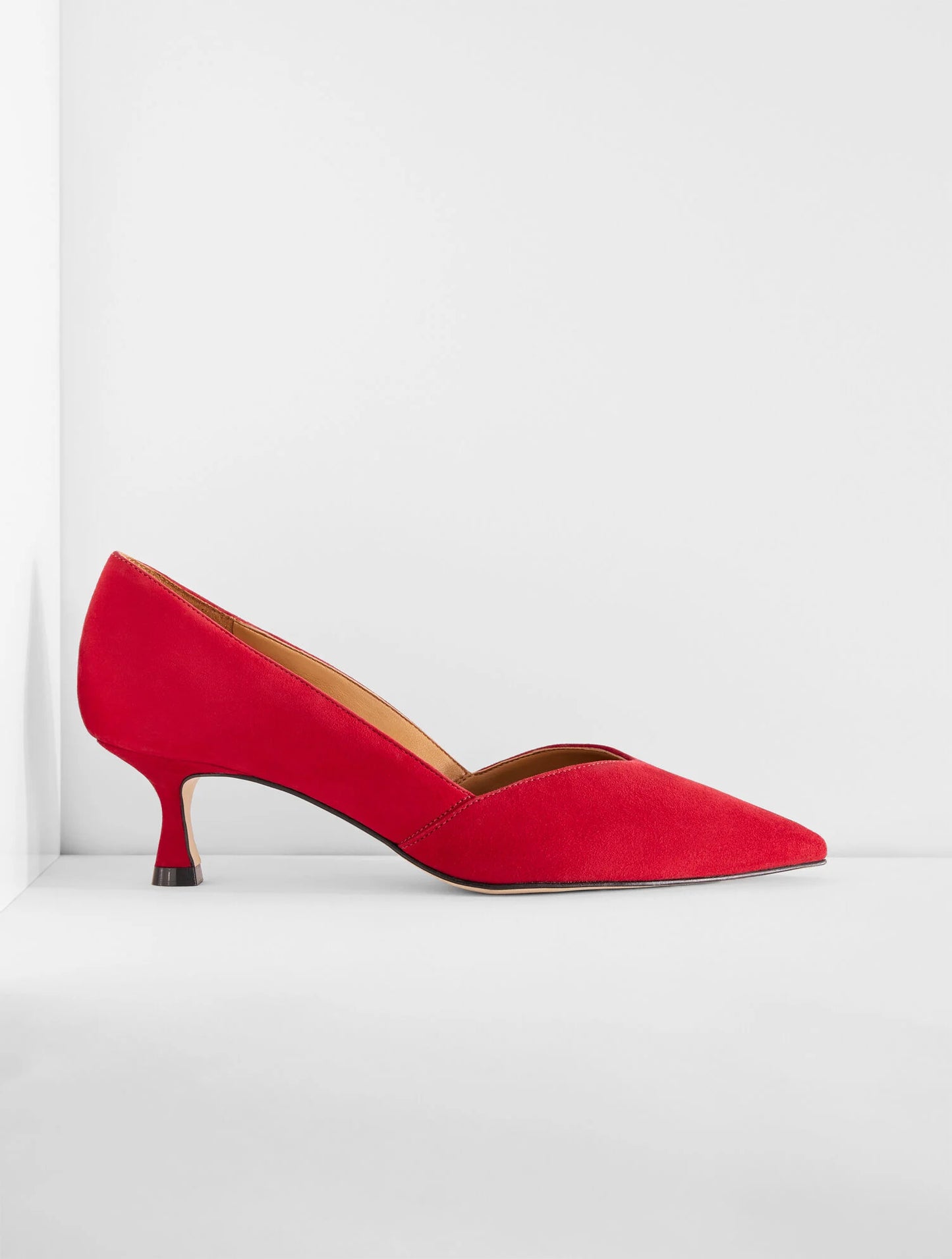 Ember Suede Kitten Heel Pumps