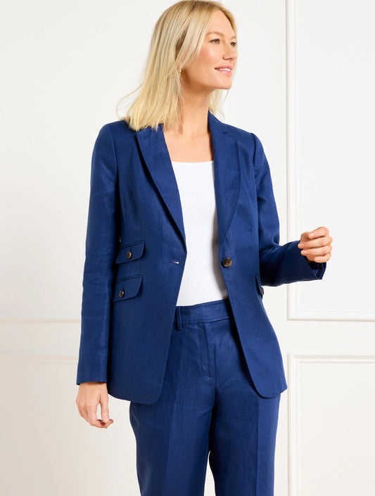 Luxe Irish Linen Blazer