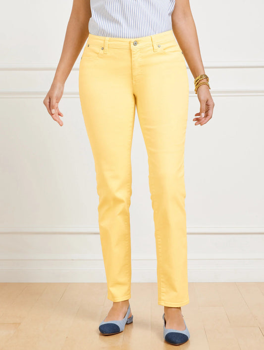 Slim Ankle Jeans - Garment Dye - Curvy Fit