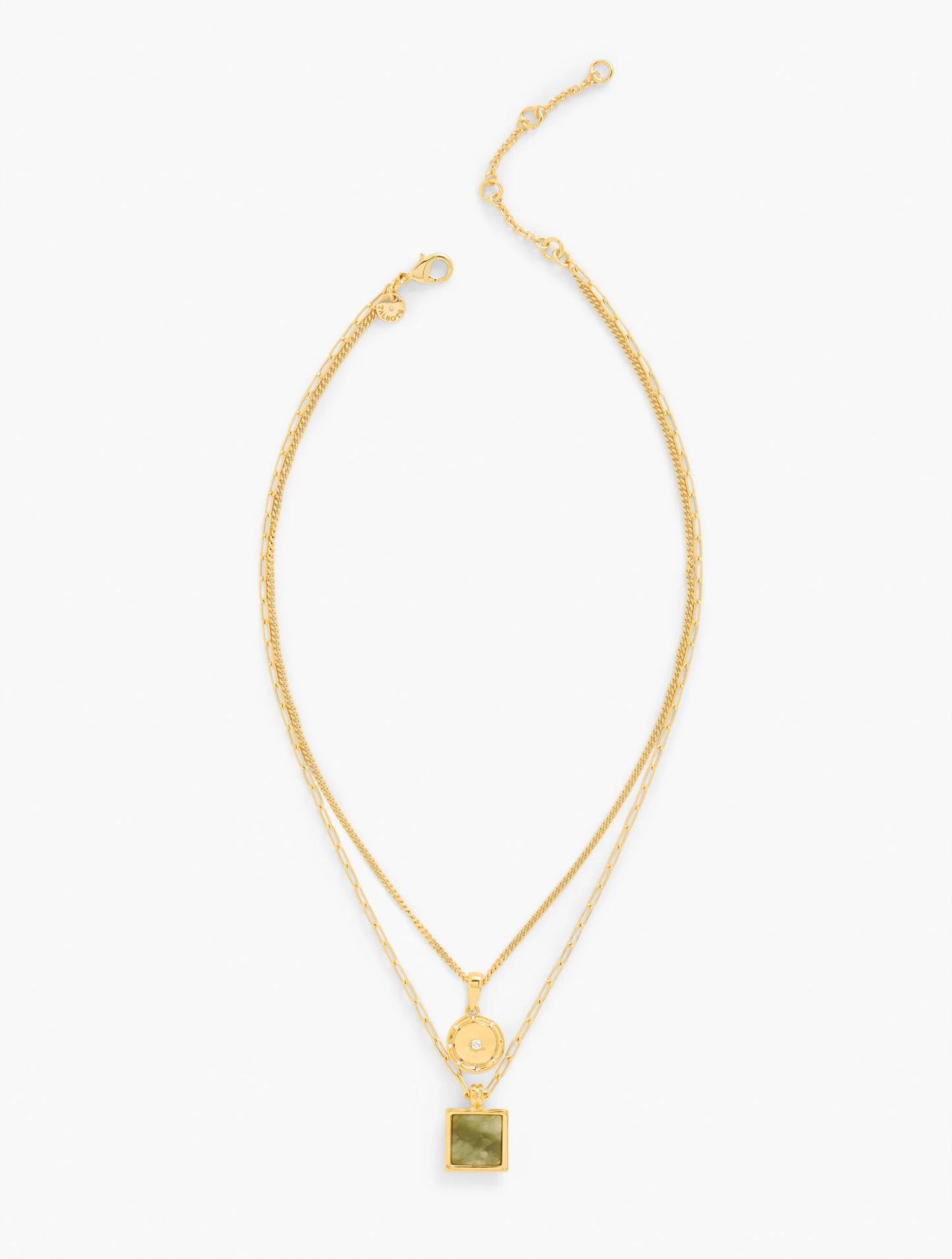 Modern Layered Pendant Necklace