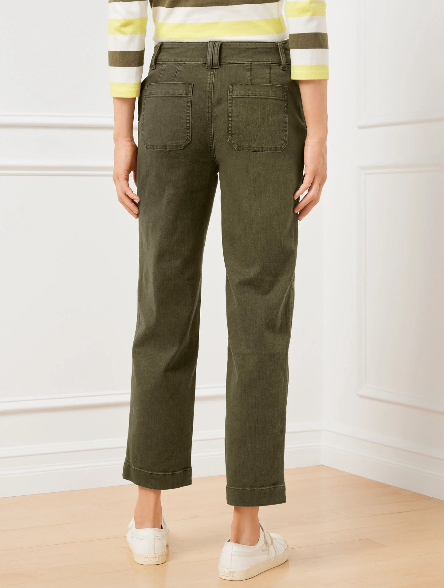 Straight Ankle Jeans - Pigment Dye