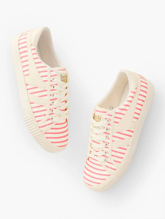 Gola® Mark Cox Tennis Sneakers - Jardin Stripe