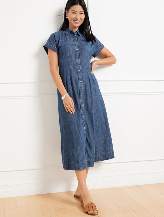 Denim Shirtdress - Marina Wash