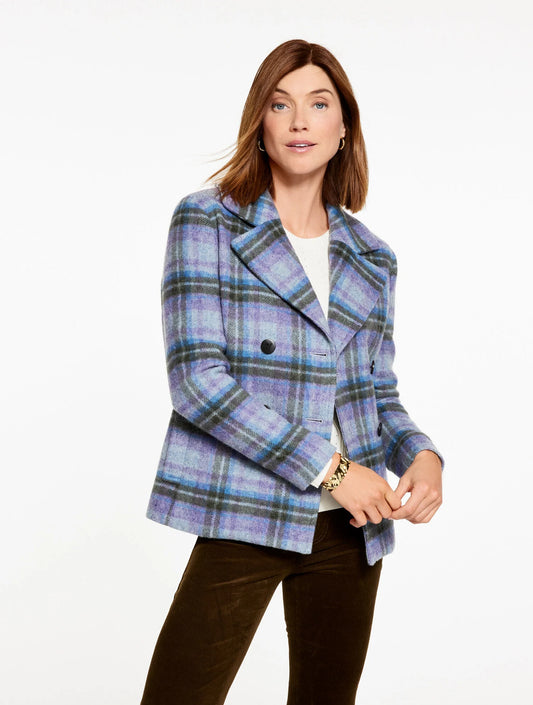 Festival Plush Wool Blend Peacoat