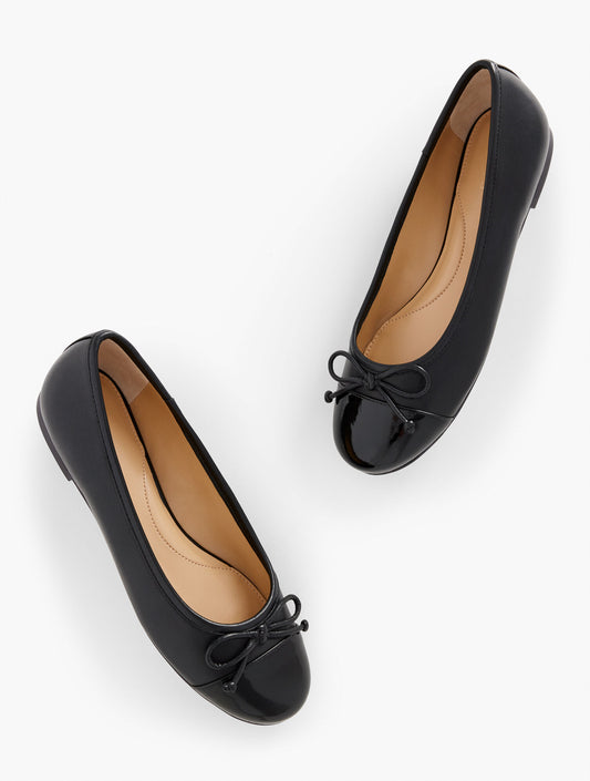 Blair Cap Toe Nappa Ballet Flats