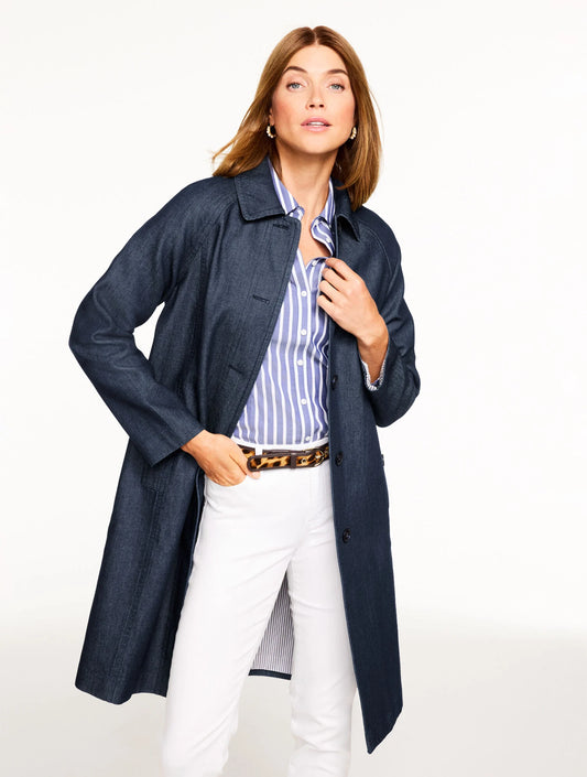 Denim Mac Coat