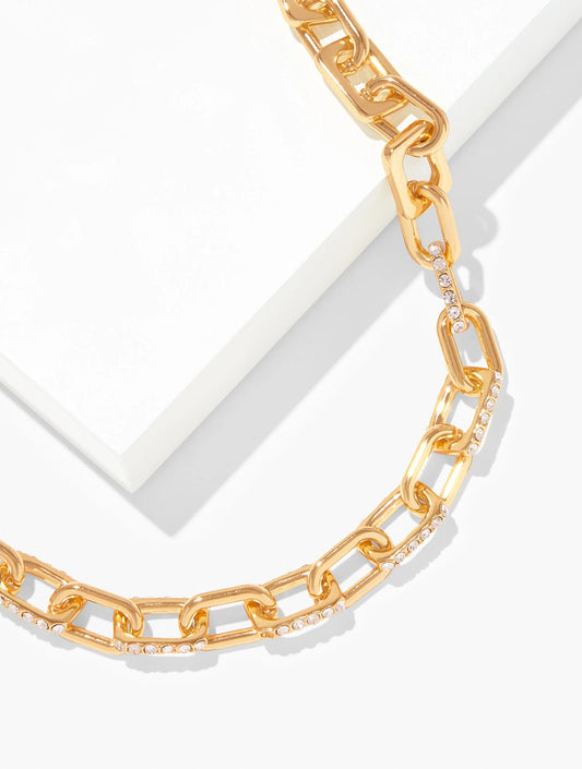 Sculpted Link Necklace