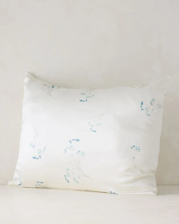 Washable Silk Delicate Floral Pillowcase