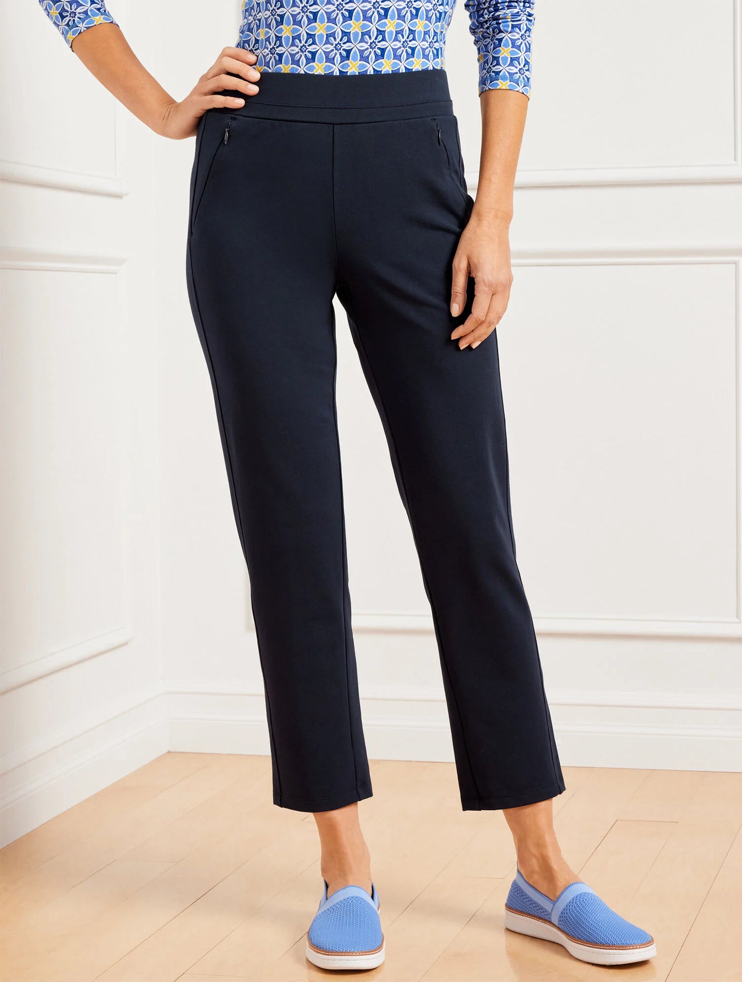 Everyday Stretch Straight Leg Ankle Pant