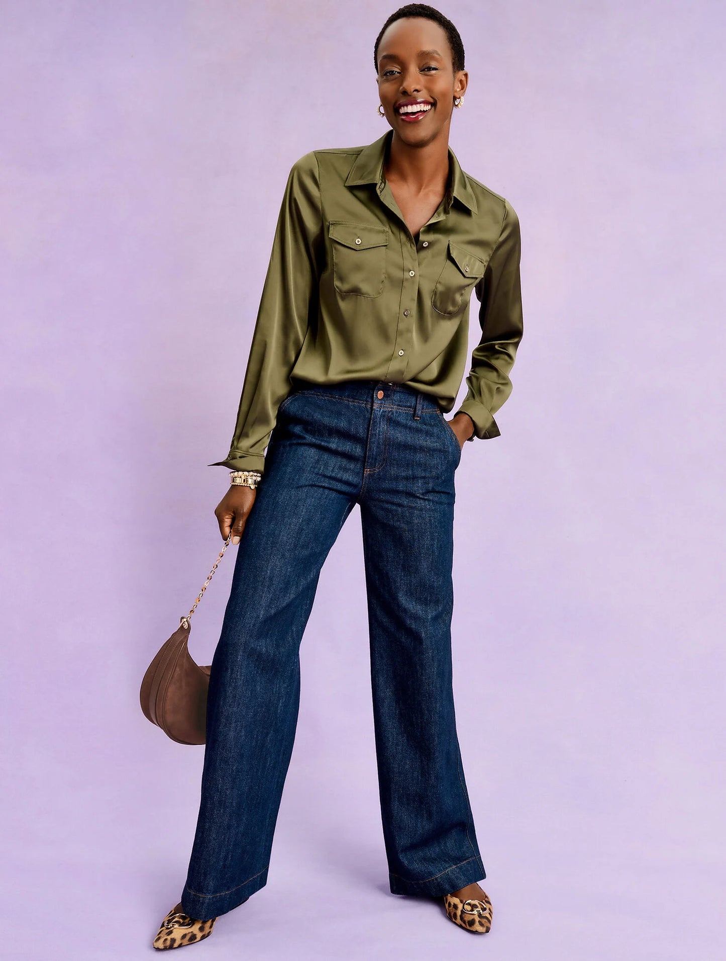 Pearl Garland Hoop Earrings