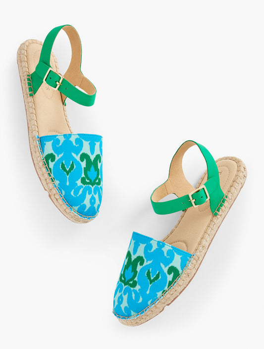 Izzy Ikat Medallion Espadrilles