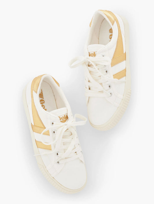 Gola® Mark Cox Tennis Sneakers - Metallic