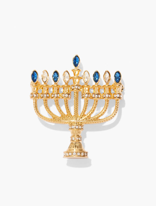Menorah Brooch