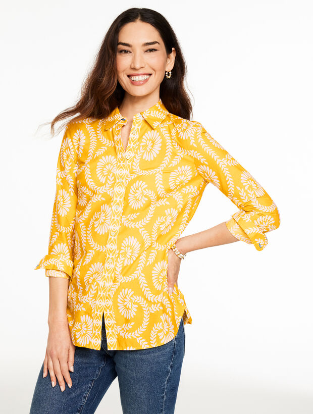 Modern Classic Shirt - Swirling Vines