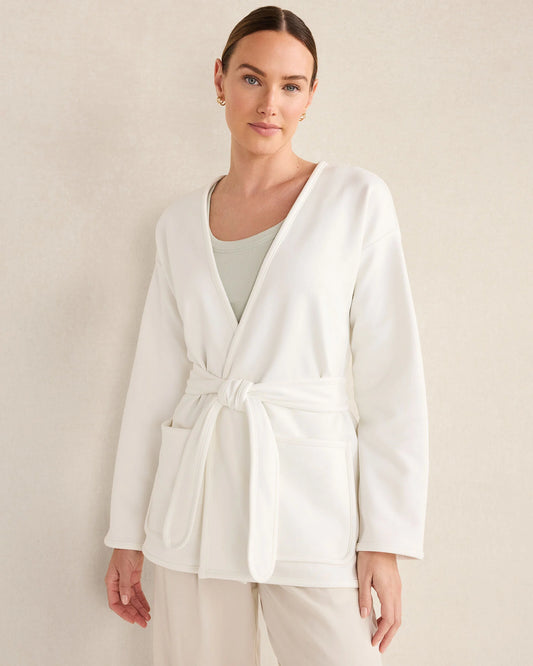 Soft-Brushed Fleece Wrap