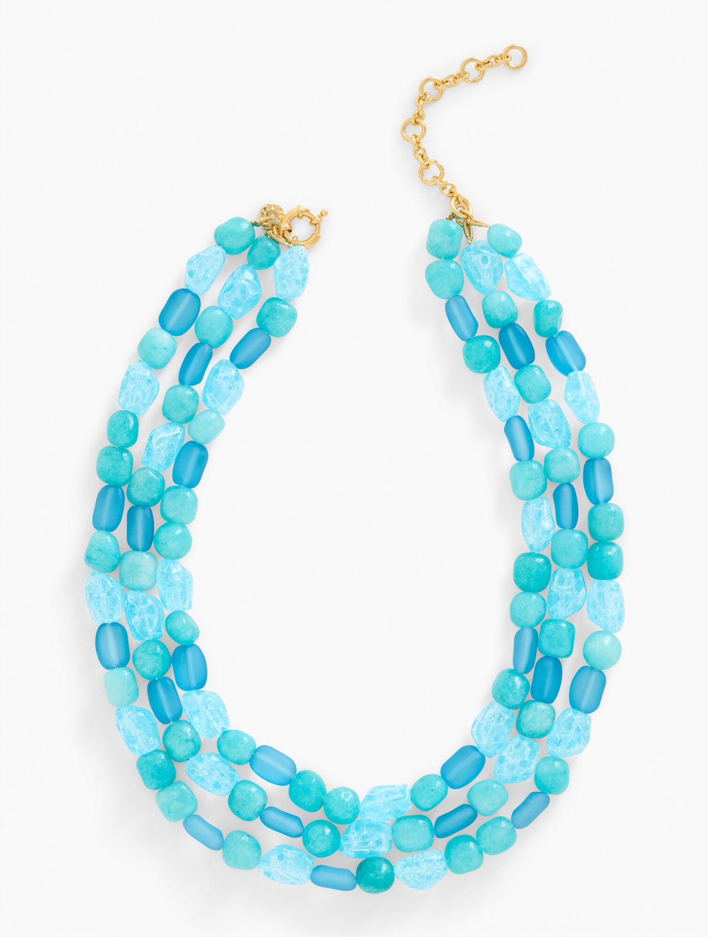 Organic Bead Layered Necklace