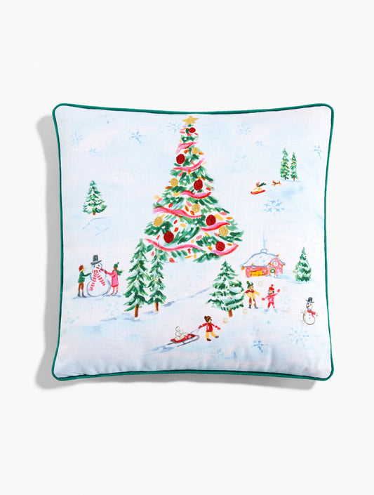 Winter Village Pillow