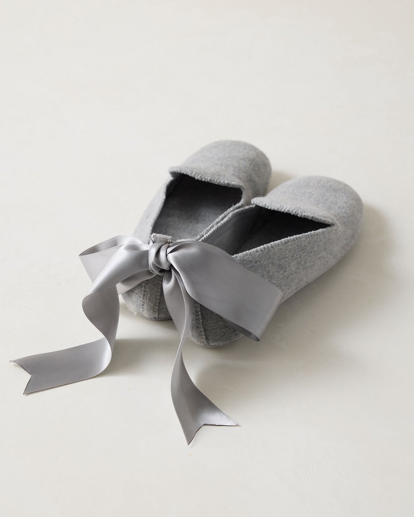 Felted Wool Blend Loafer Slippers