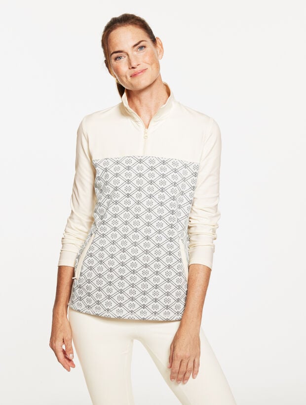 Half-Zip Pullover - Alpine Jacquard