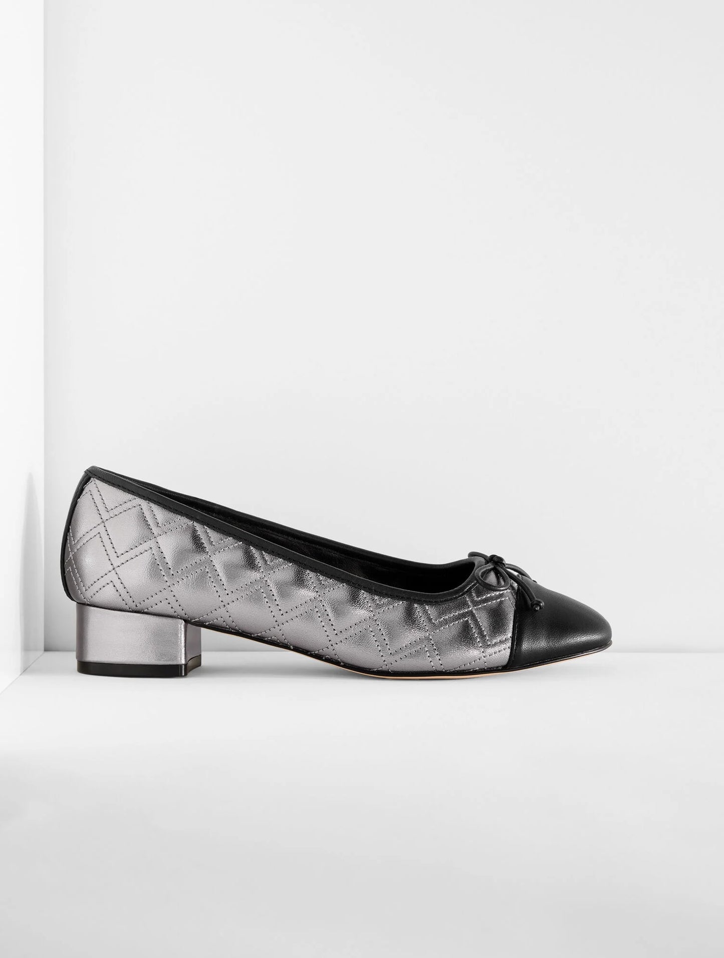 Gabriel Quilted Metallic Nappa Pumps