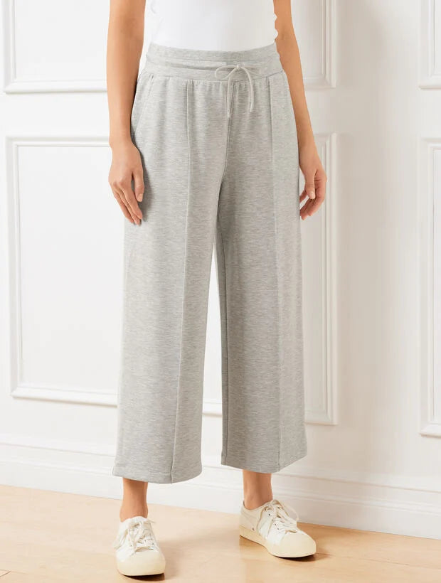 AirKnit Stretch Wide Crop Pants - Grey Sky Heather