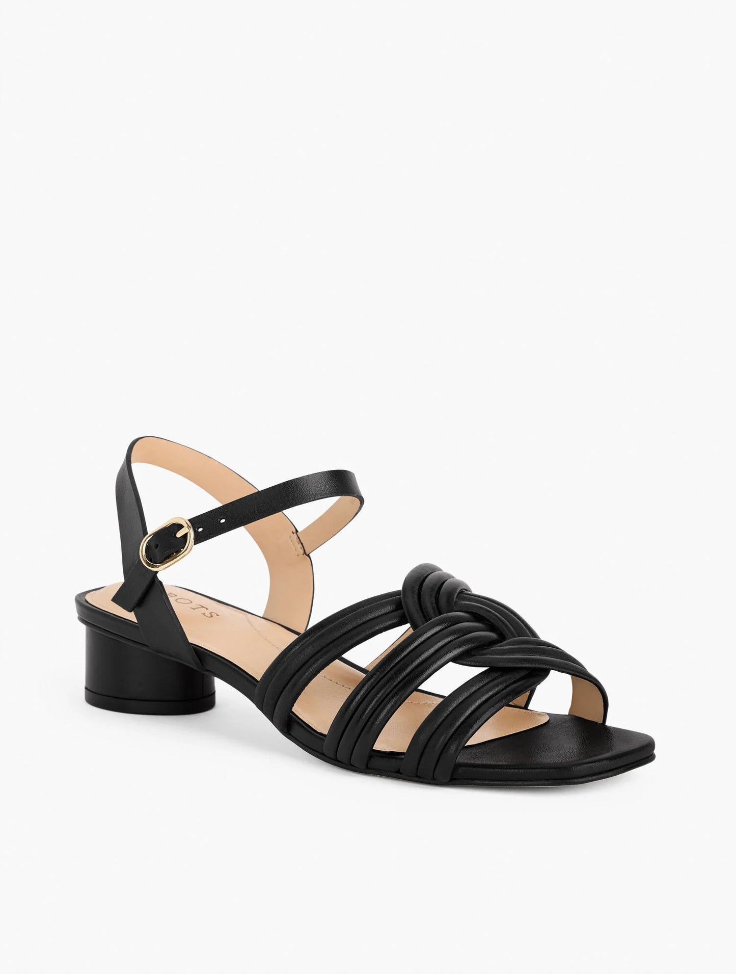 Adina Nappa Block Heel Sandals