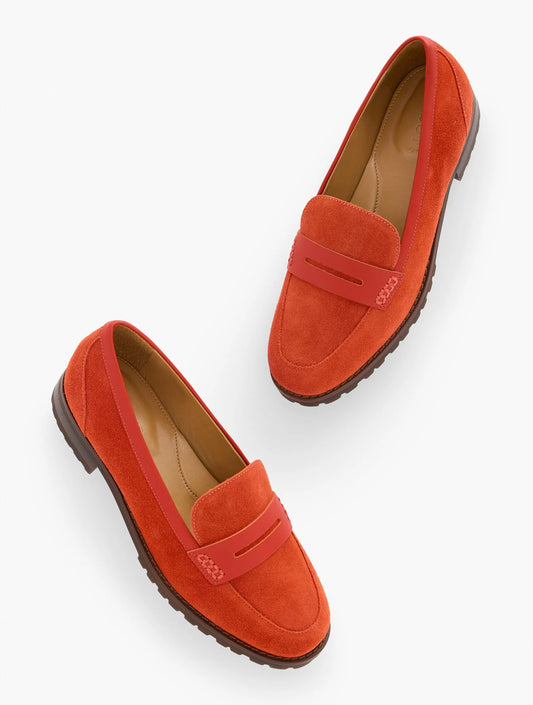 Cassidy Suede Penny Loafers