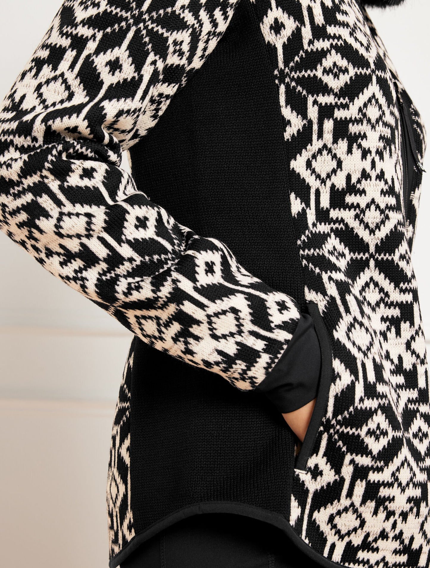 Cozy Fleeceback Jacket - Snowflake