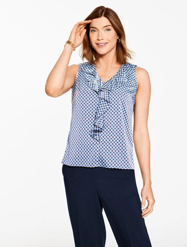 Ruffle Shell - Estate Foulard