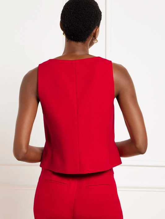 Luxe Double Cloth Vest