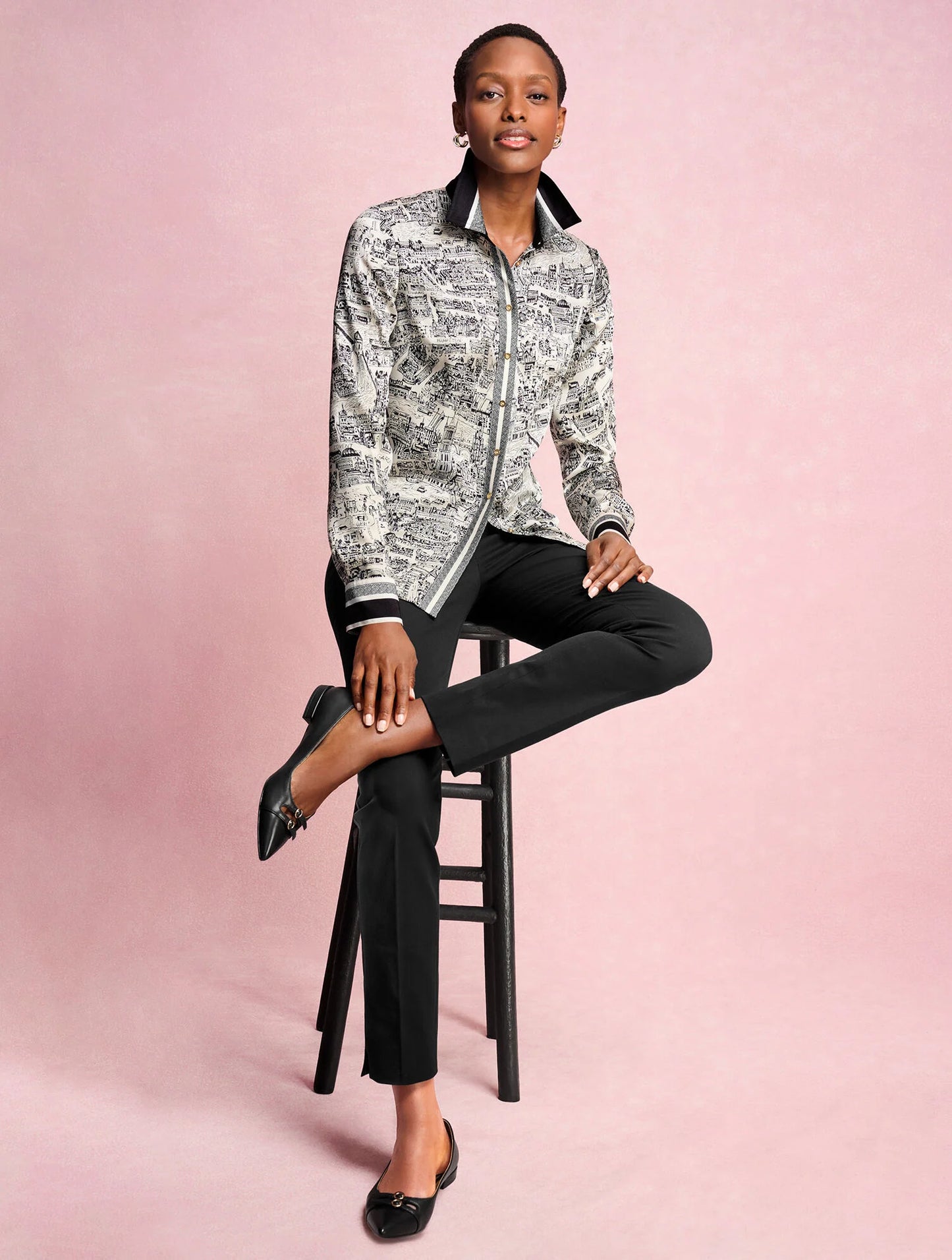 Scarlet Cut Out Nappa Flats