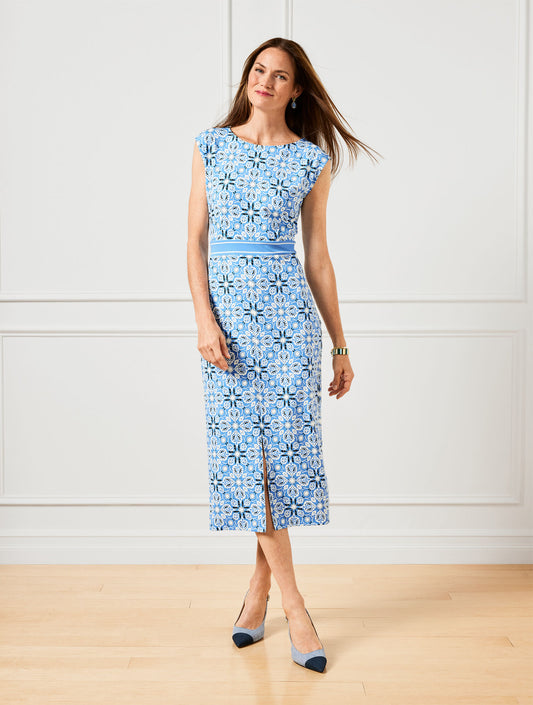 Effortless Jersey Midi Dress - Allure Medallion