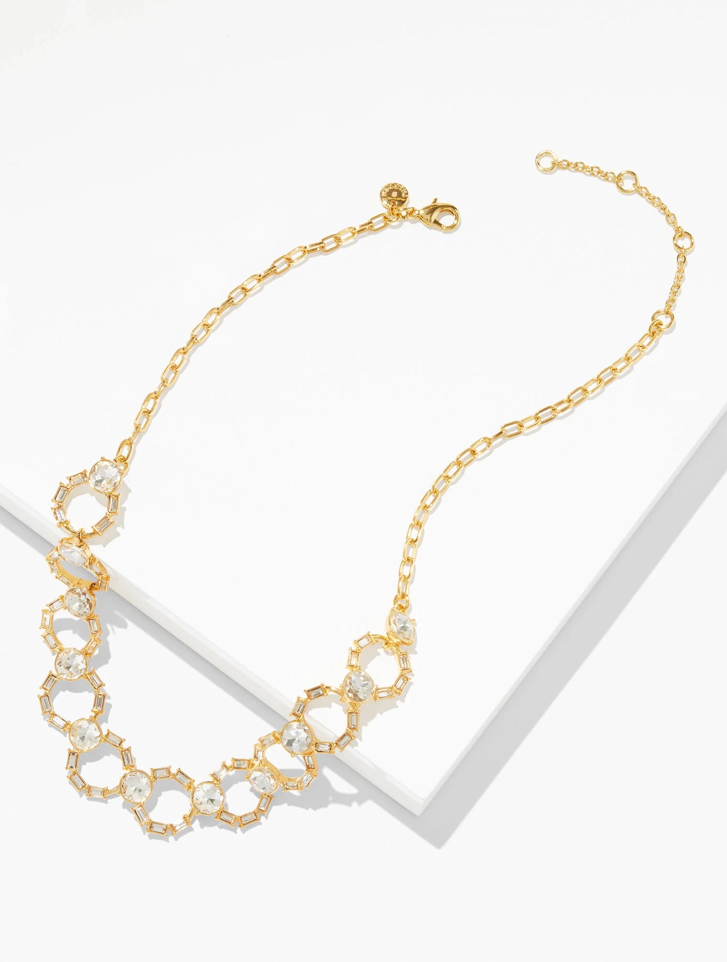 Interlocking Baguette Necklace