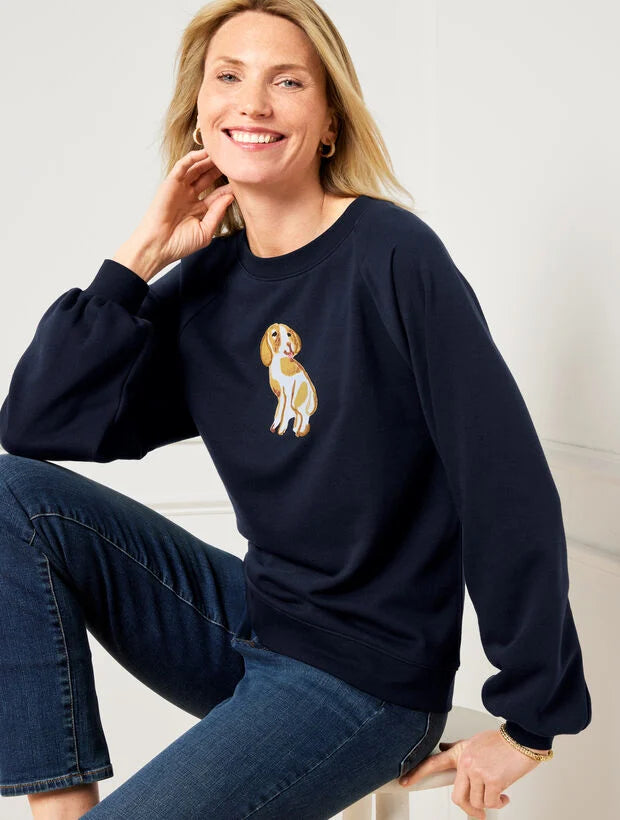Blouson Sleeve Dog Days Sweatshirt