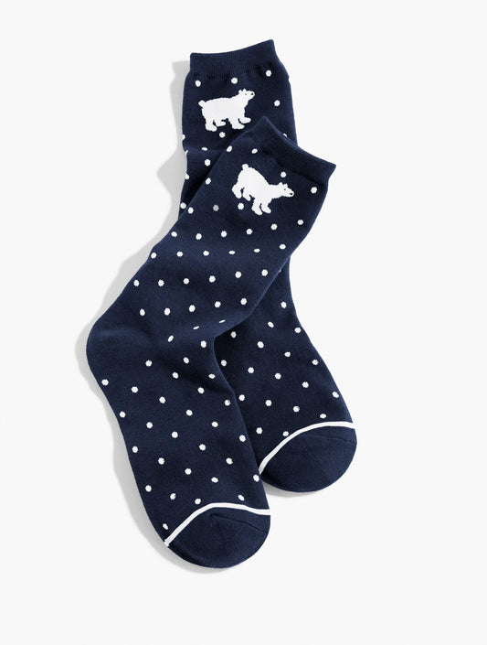 Polar Bear Trouser Socks