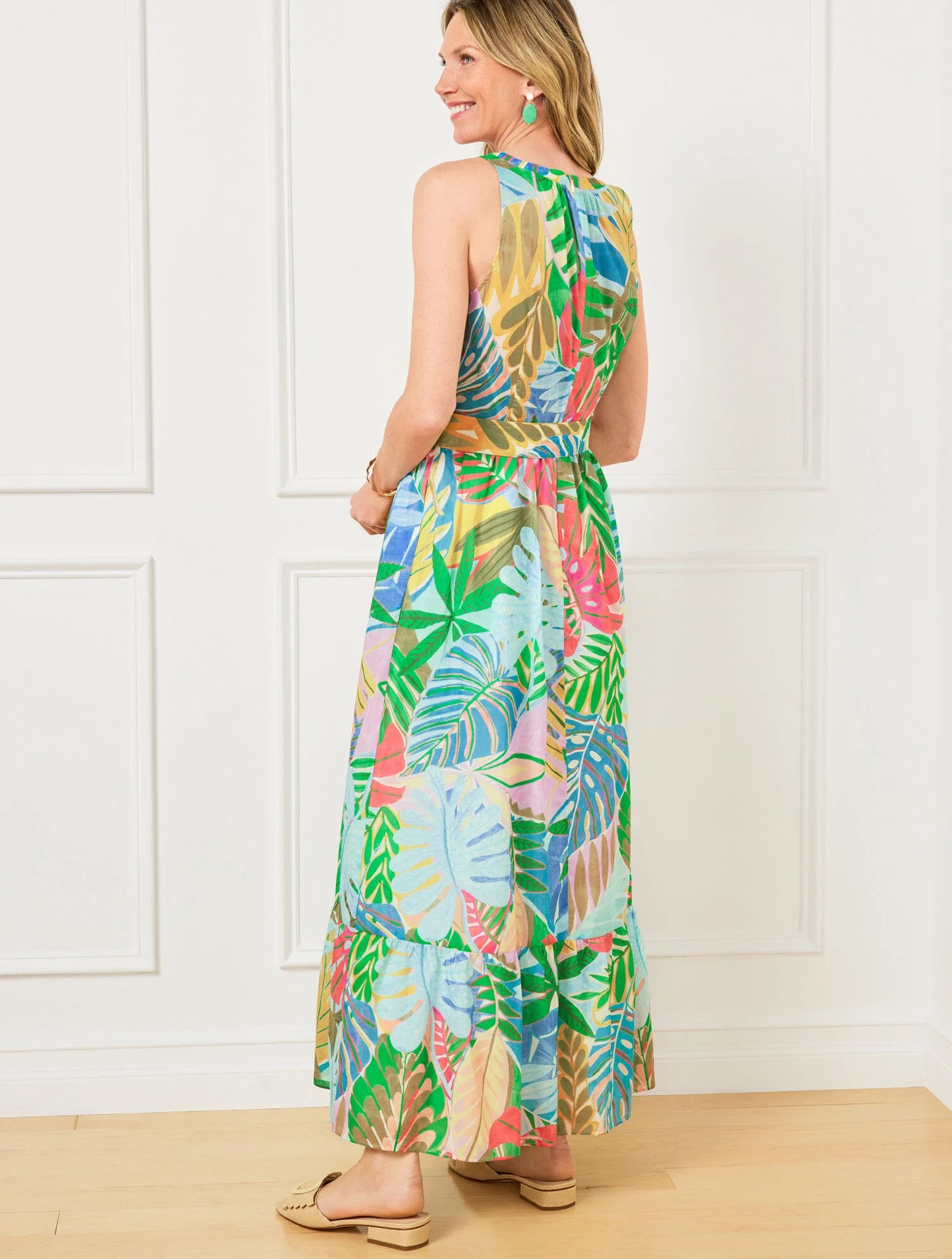 Fit & Flare Dress - Paradise Foliage